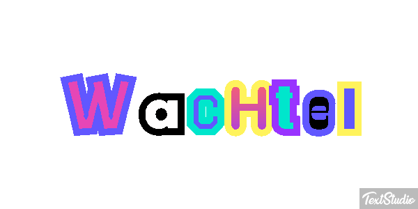 Wachtel Texteffekt