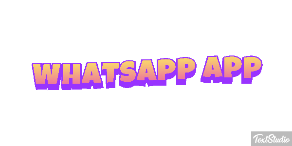 Whatsapp App Metin efekti