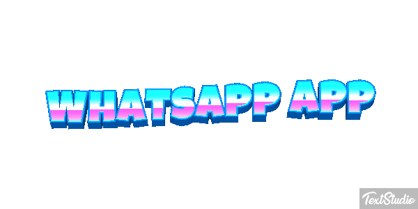 Whatsapp App Metin efekti