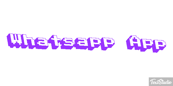 Whatsapp App Metin efekti