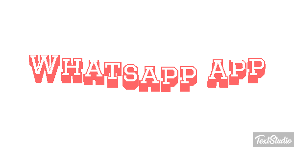 Whatsapp App Metin efekti