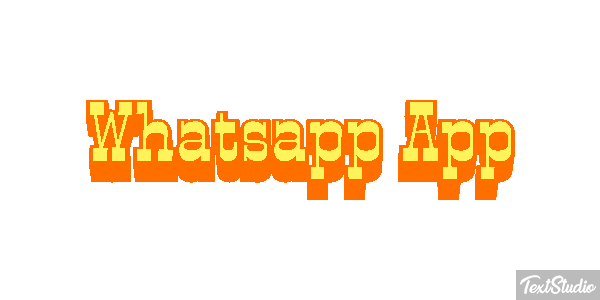 Whatsapp App Metin efekti