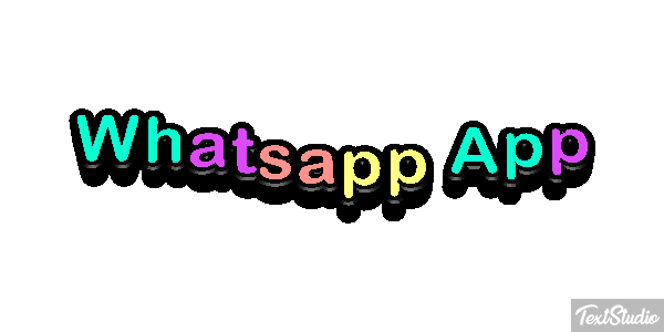 Whatsapp App Metin efekti