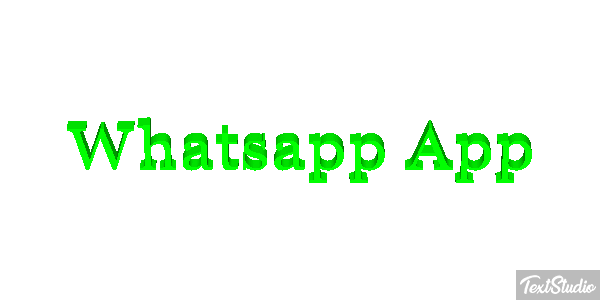 Whatsapp App Metin efekti