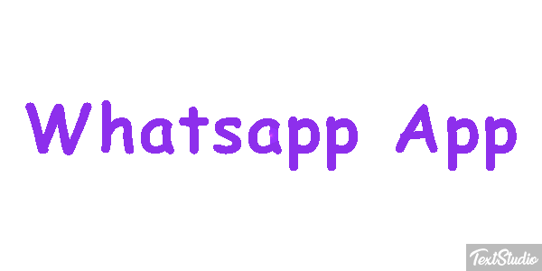 Whatsapp App Metin efekti