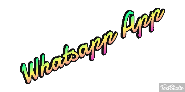 Whatsapp App Metin efekti