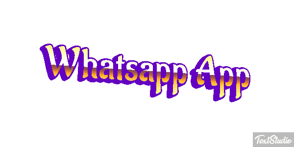 Whatsapp App Metin efekti