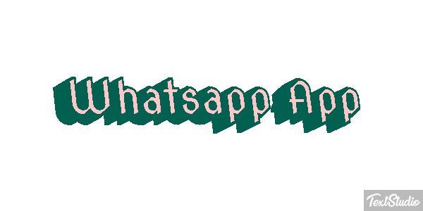 Whatsapp App Metin efekti