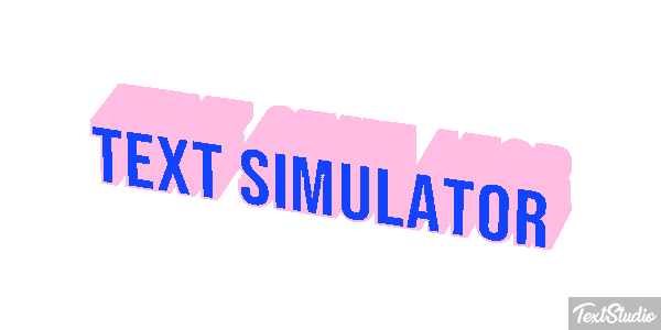 Text Simulator Effet de texte