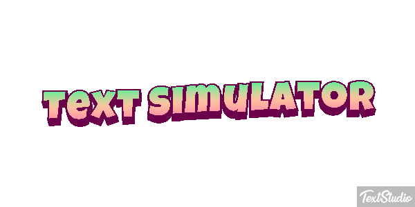 Text Simulator Effet de texte