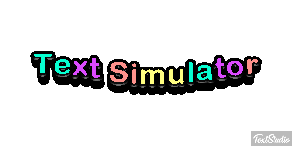 Text Simulator Effet de texte