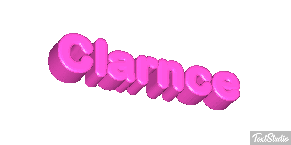 Clarnce Text effect