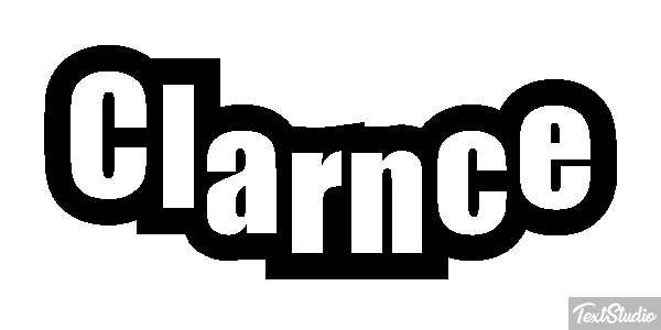Clarnce Text effect
