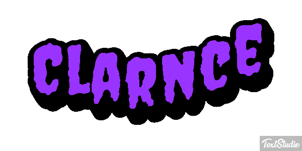 Clarnce Text effect