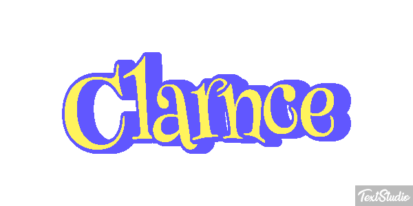 Clarnce Text effect