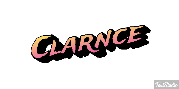 Clarnce Text effect