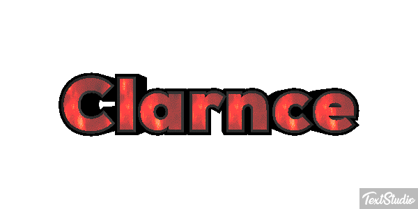 Clarnce Text effect
