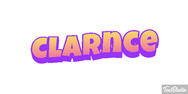 Clarnce Text effect