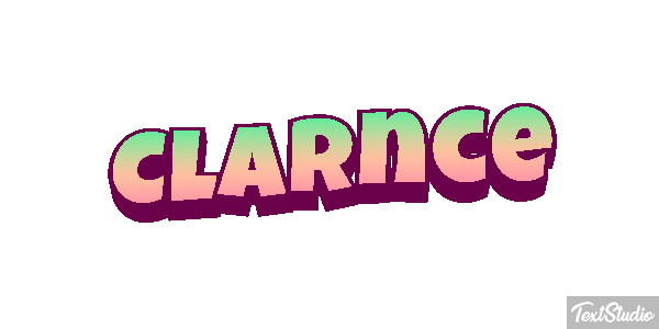 Clarnce Text effect