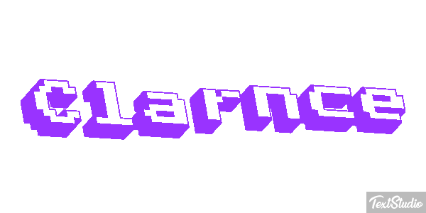 Clarnce Text effect