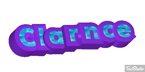 Clarnce Text effect