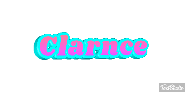 Clarnce Text effect