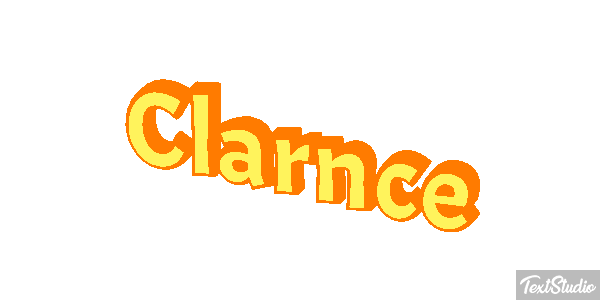 Clarnce Text effect