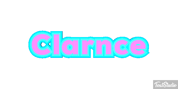 Clarnce Text effect