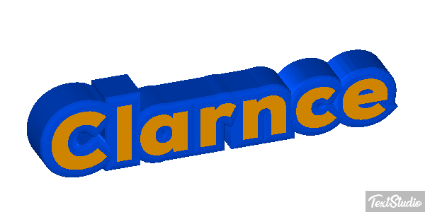 Clarnce Text effect