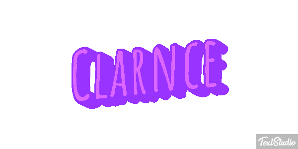 Clarnce Text effect