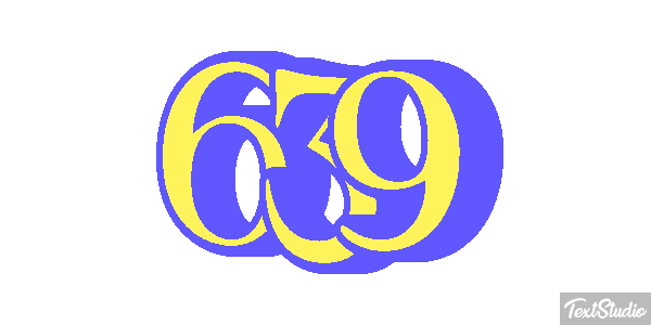 639 Text effect