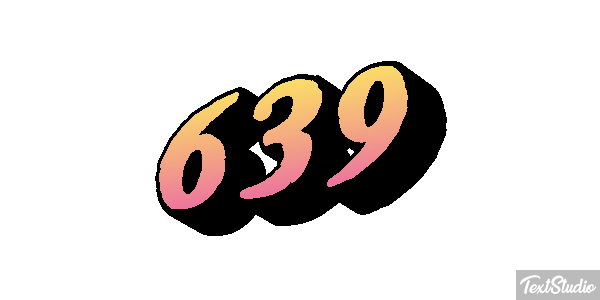 639 Text effect