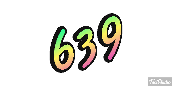 639 Text effect