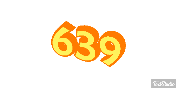 639 Text effect