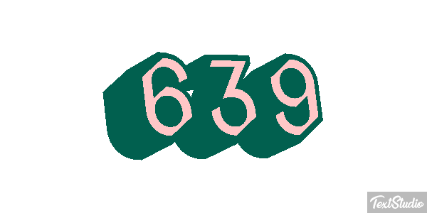 639 Text effect