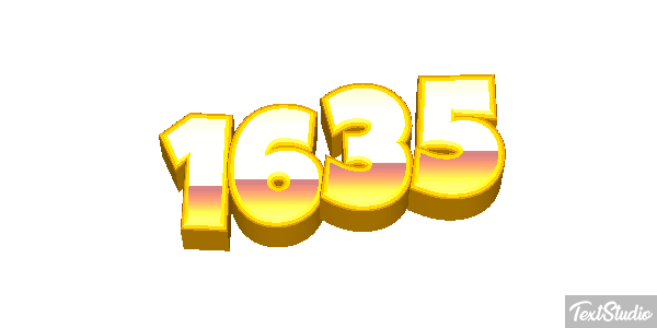 1635 Tekst effect