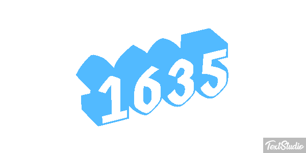 1635 Tekst effect