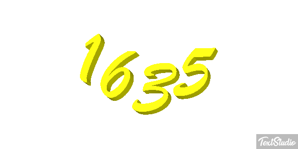 1635 Tekst effect