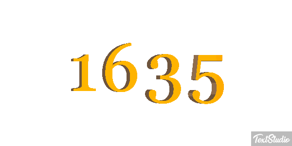 1635 Tekst effect