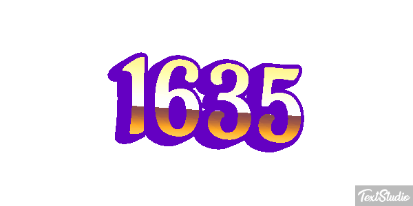 1635 Tekst effect