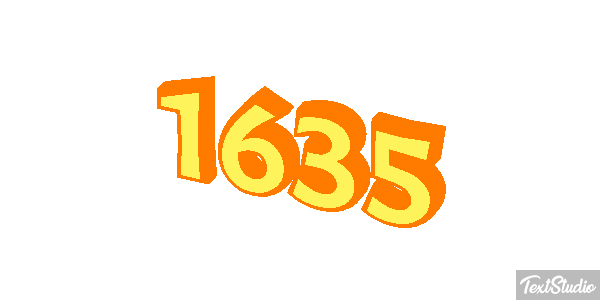1635 Tekst effect