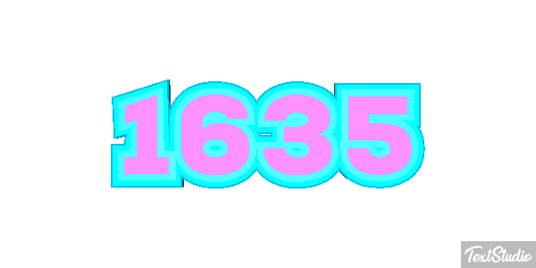 1635 Tekst effect