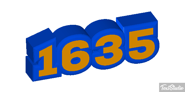 1635 Tekst effect