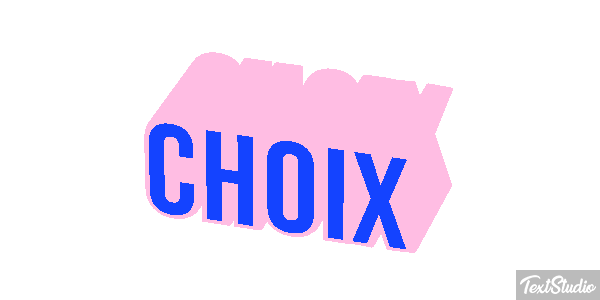 Choix Effet de texte