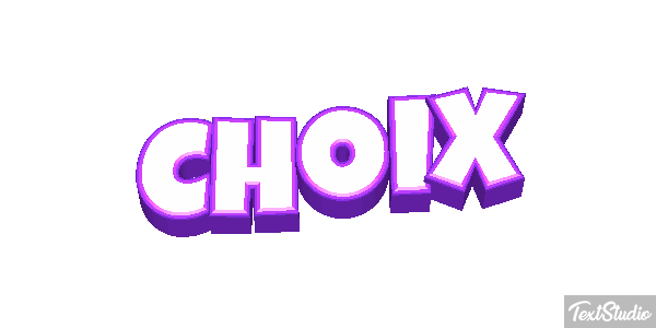 Choix Effet de texte