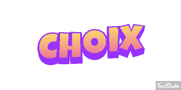 Choix Effet de texte