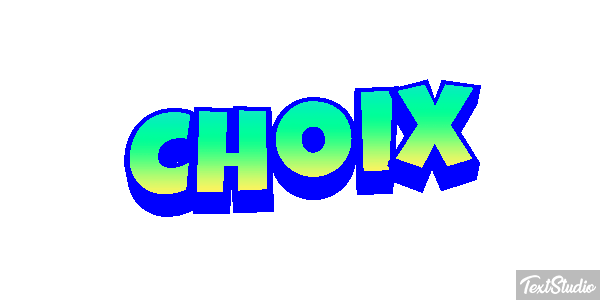 Choix Effet de texte