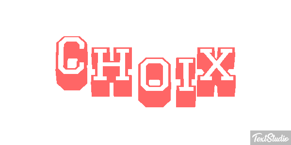 Choix Effet de texte