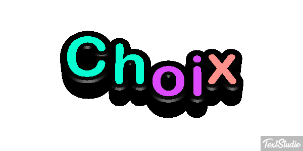 Choix Effet de texte