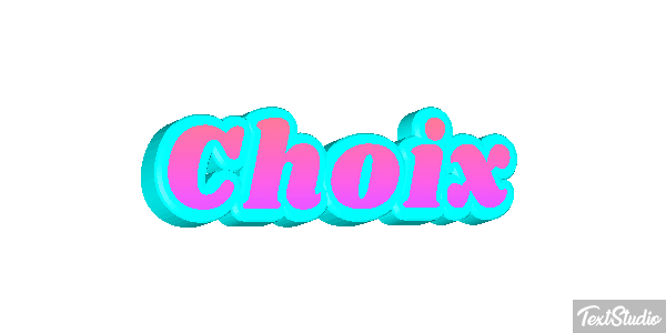 Choix Effet de texte